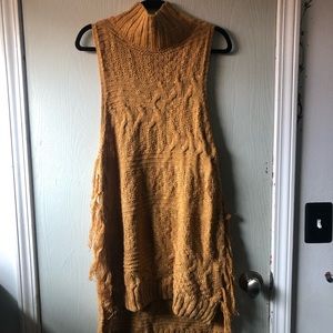 Mustard Sleeveless Sweater